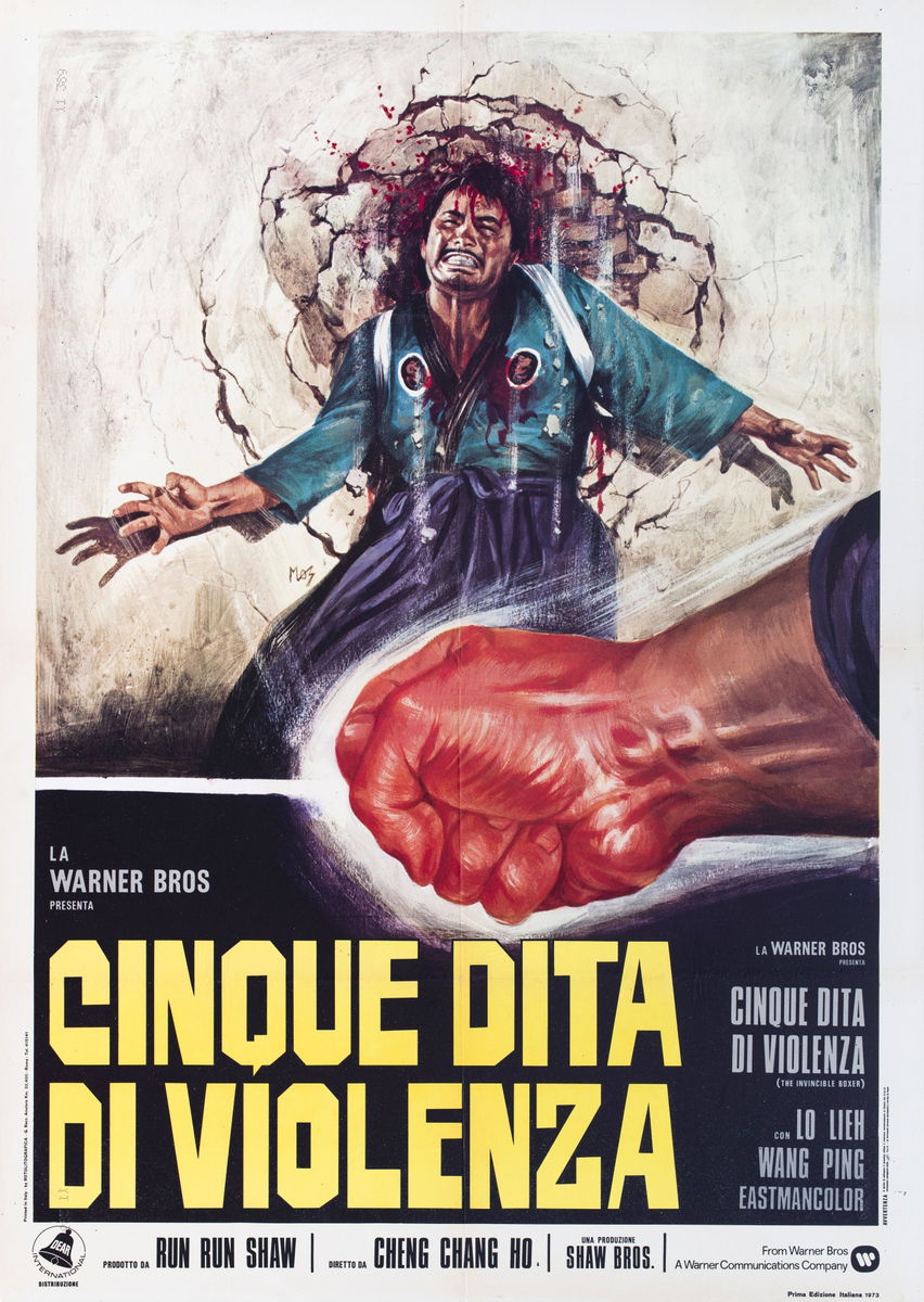 Cinque dita di violenza - Manifesto 1