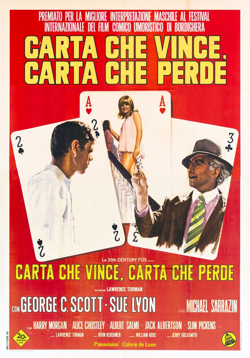 Manifesto 2 per il film Carta che vince, carta che perde (1967)
