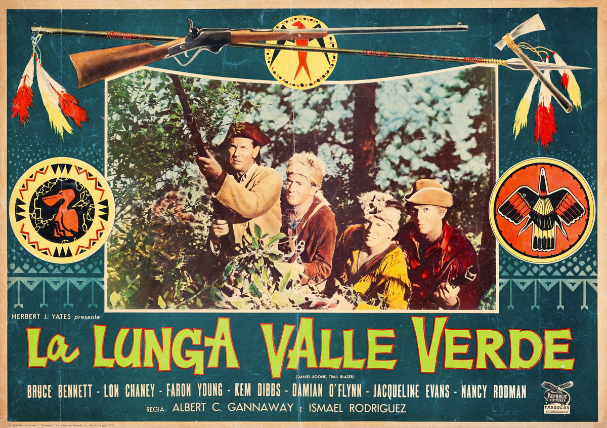 Fotobusta 2 per il film La lunga valle verde (1956)