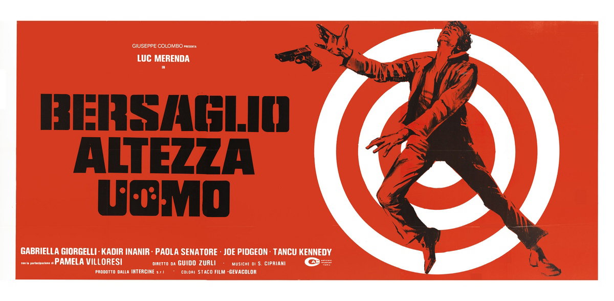 Manifesto 3 per il film Bersaglio altezza uomo (1979)