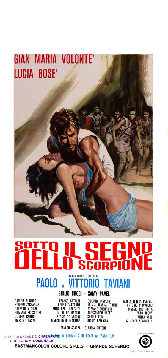 Sotto il segno dello scorpione - Locandina 1