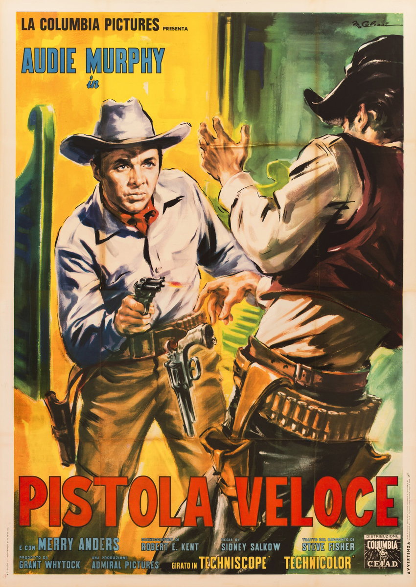 Poster 2 for the film The Quick Gun (1964), painted by Marcello Colizzi