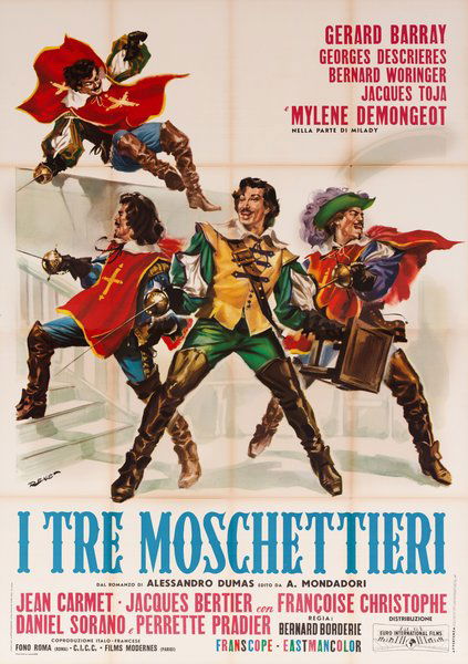I tre moschettieri - i 3 moschettieri