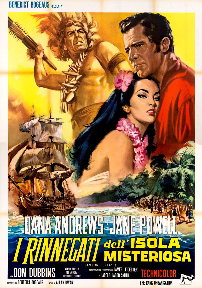 I rinnegati dell'isola misteriosa - Manifesto 1