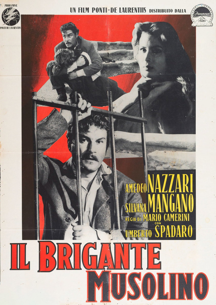 Manifesto 2 per il film Il brigante Musolino (1950)
