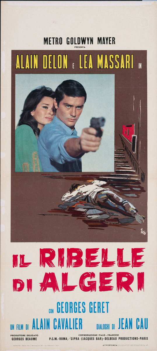 Locandina 2 per il film Il ribelle di Algeri (1964), dipinto da Ercole Brini