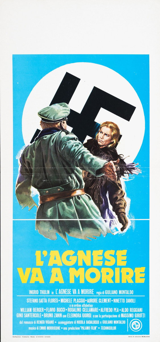 Locandina 2 per il film L'Agnese va a morire (1976), dipinto da Renato Casaro (Renè)