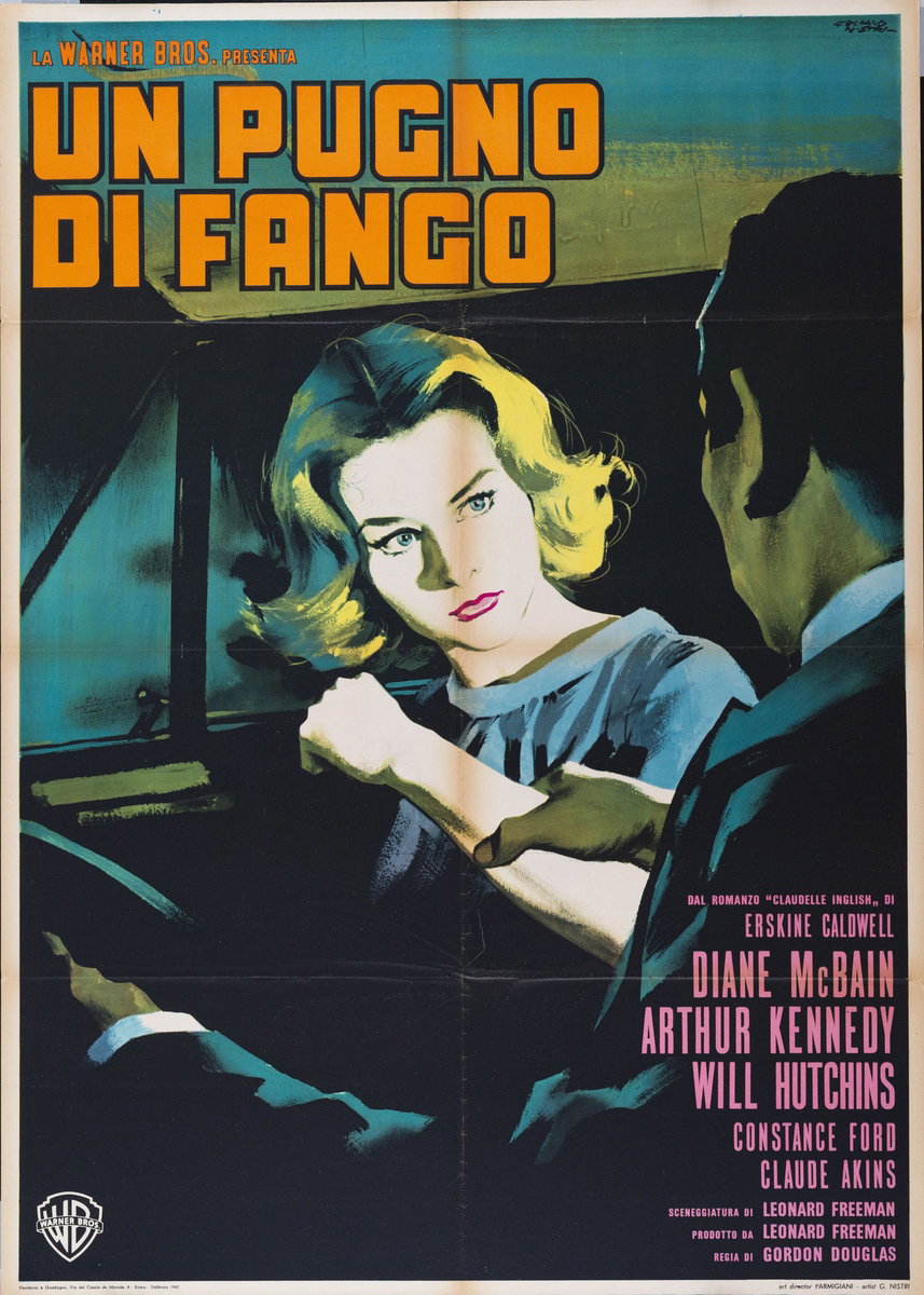 Poster 2 for the film Claudelle Inglish (1961), painted by Giuliano Nistri