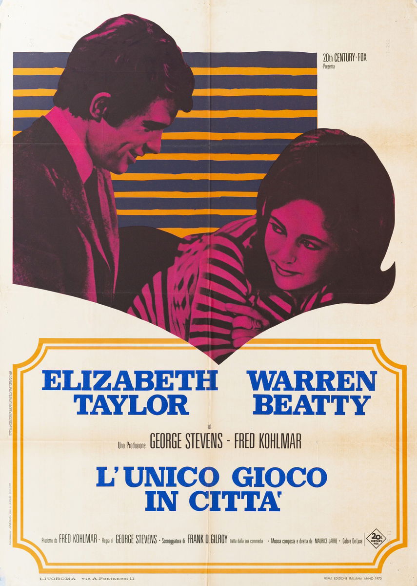 L'unico gioco in città - Manifesto 1