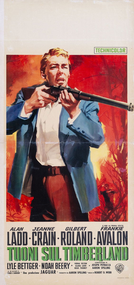 Guns of the Timberland - Lobby Card 1