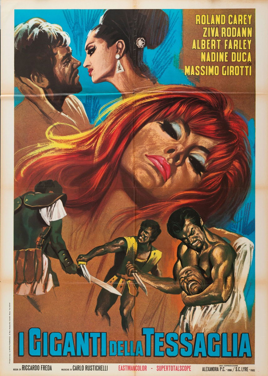 I giganti della Tessaglia - Gli Argonauti - Manifesto 1