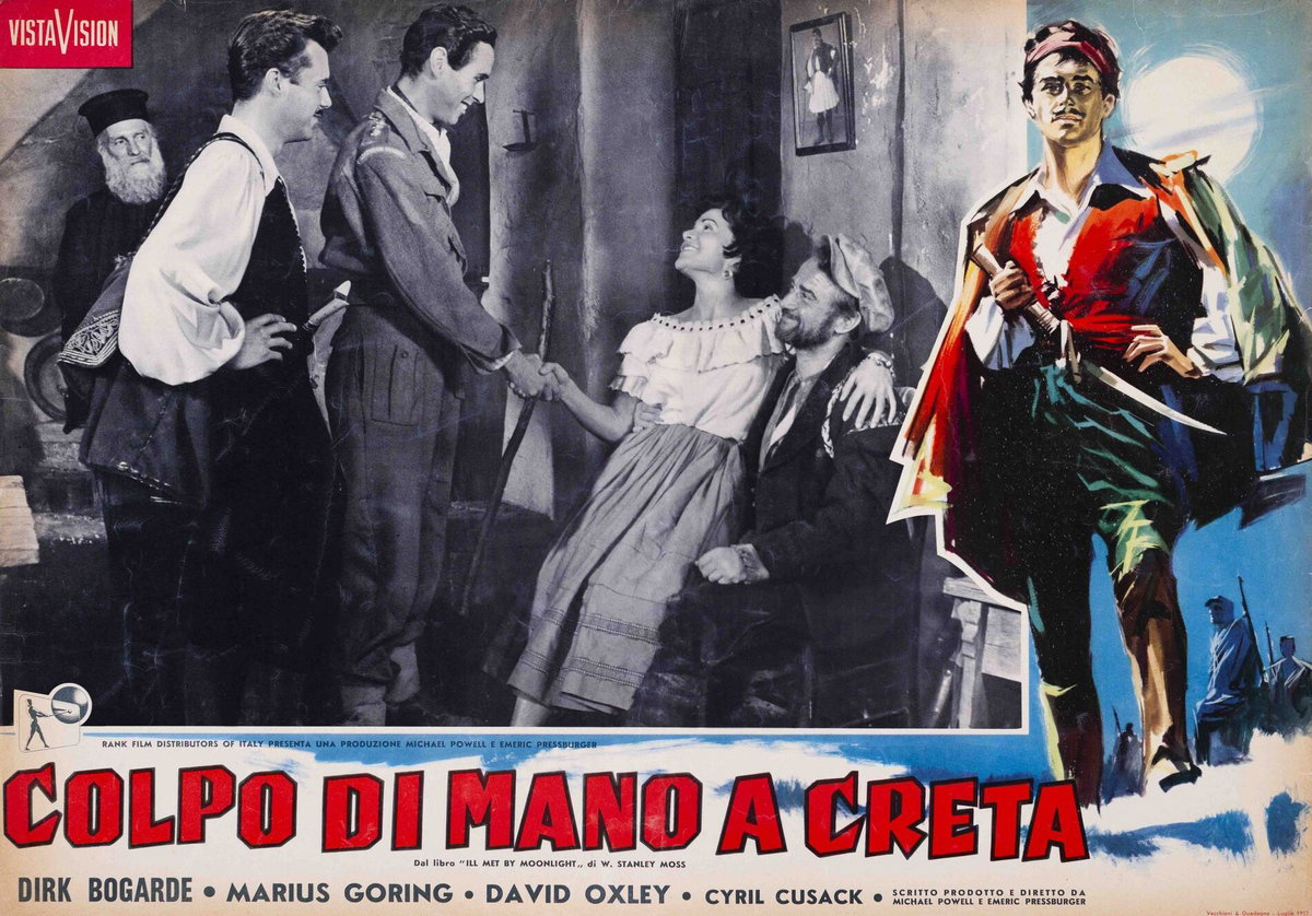 Fotobusta 2 per il film Colpo di mano a Creta (1957)
