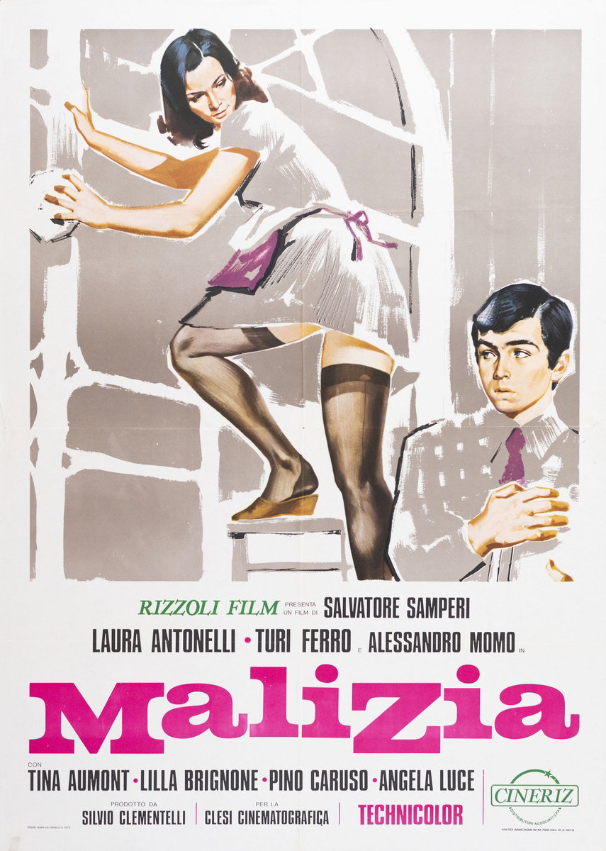 Manifesto 3 per il film Malizia (1973)