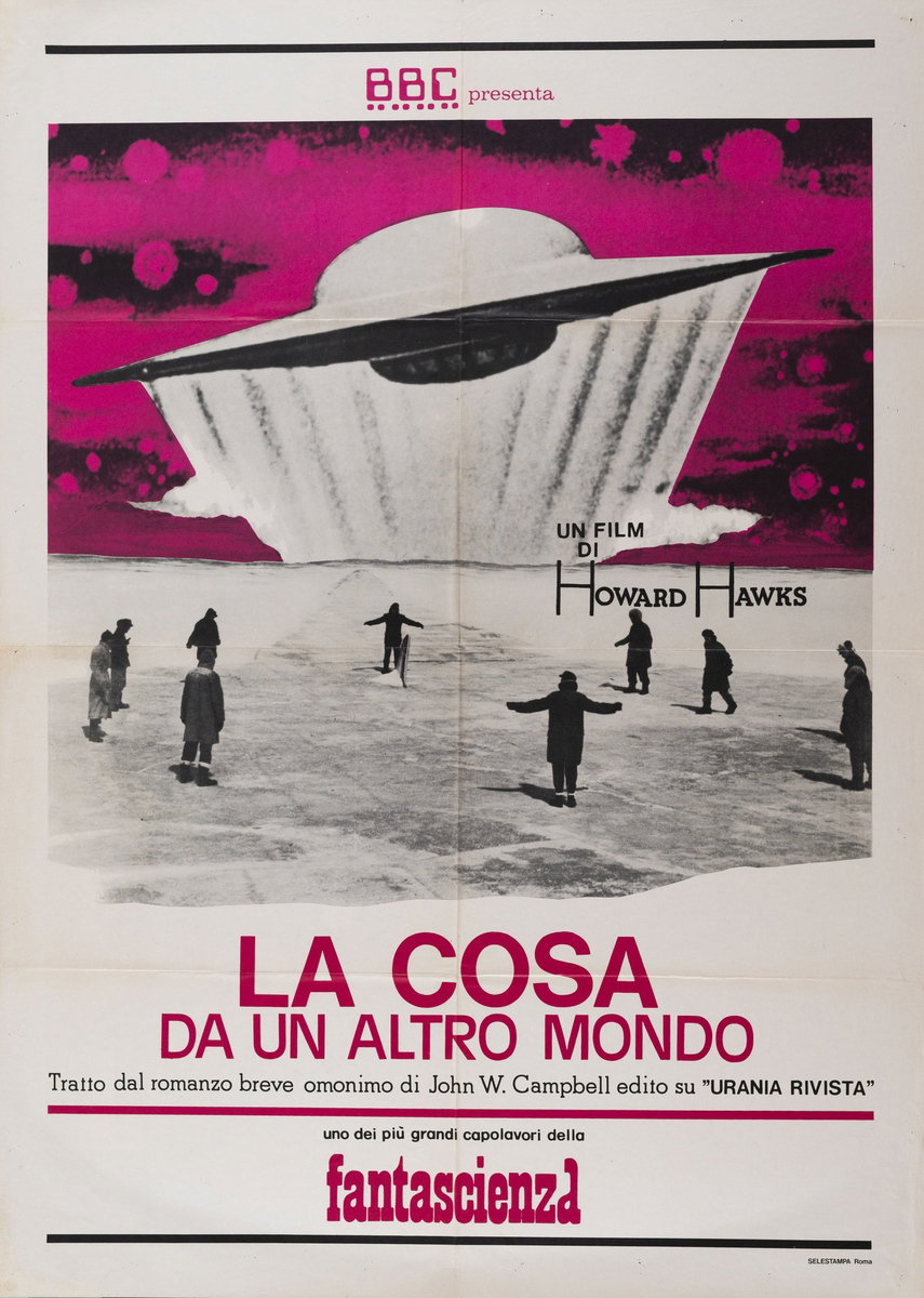 Manifesto 2 per il film La cosa da un altro mondo (1951)