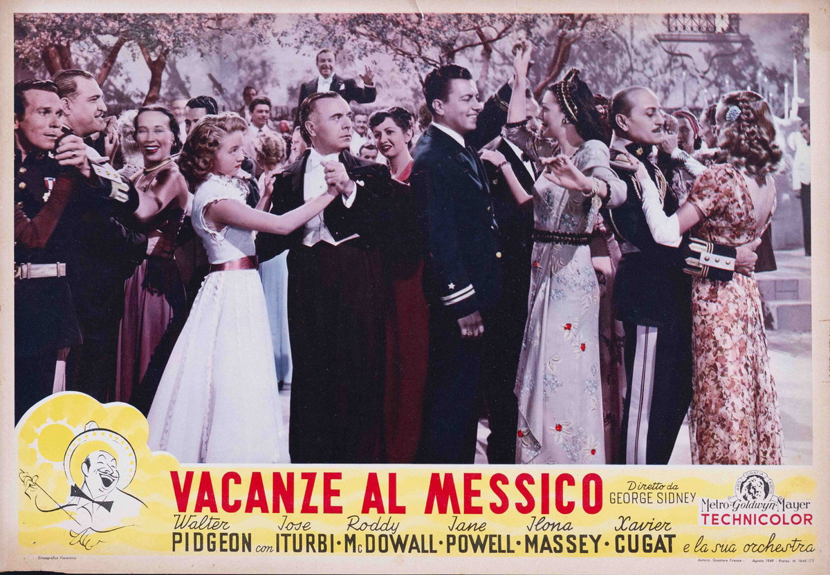 Fotobusta 4 per il film Vacanze al Messico (1946)