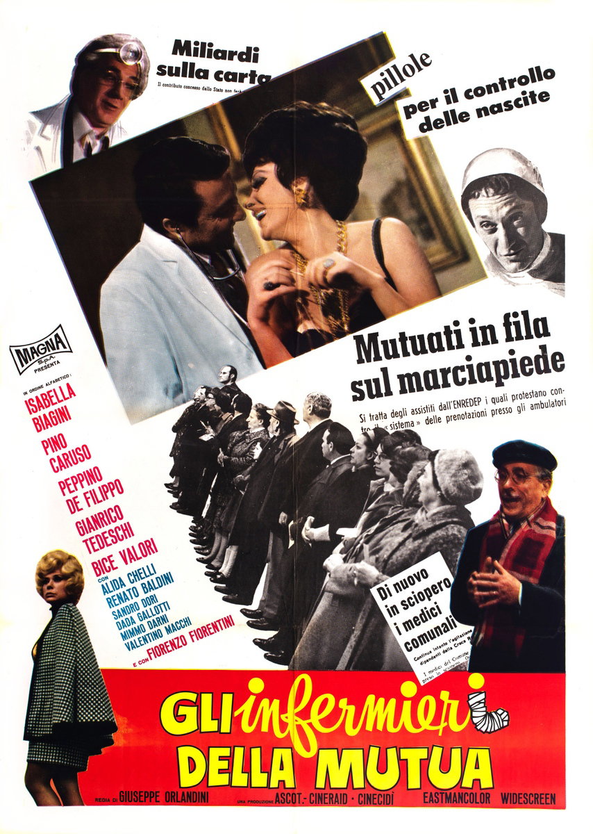 Gli infermieri della mutua - Manifesto 2