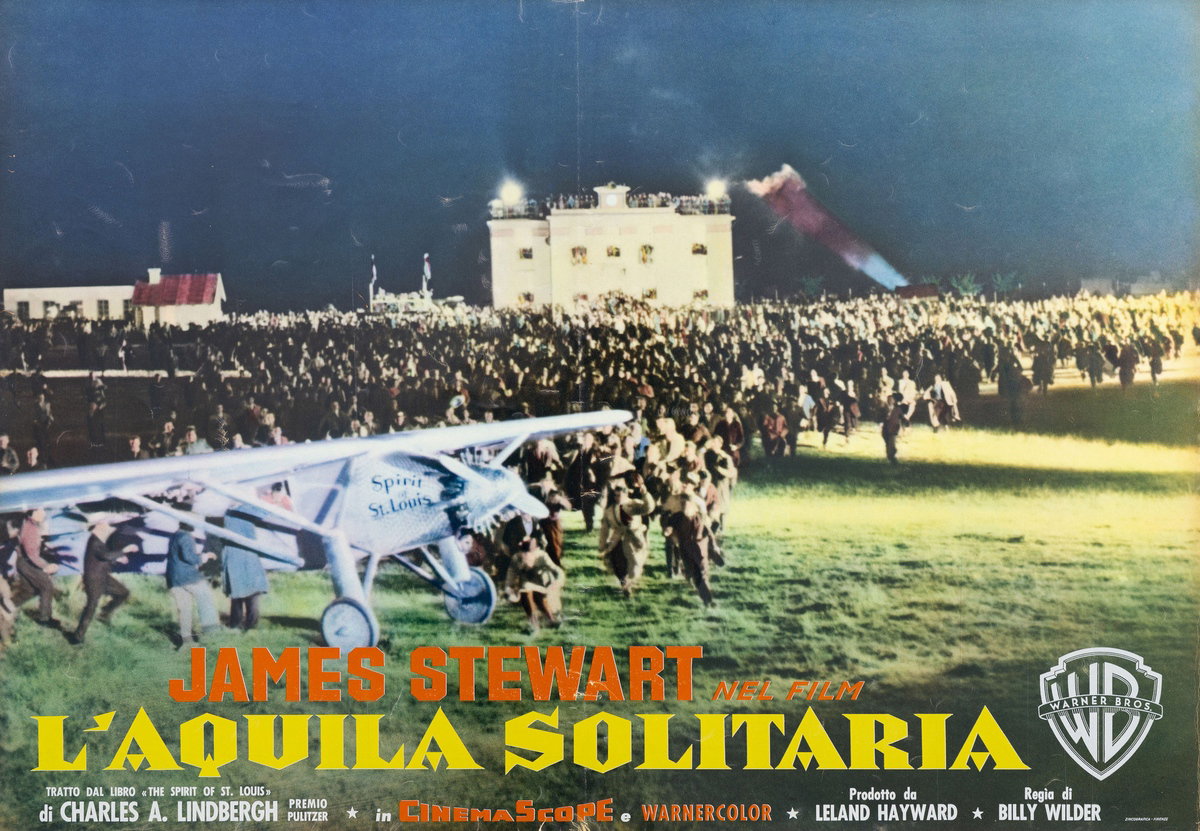 Lobby Card 3 for the film The Spirit of St. Louis (1957)