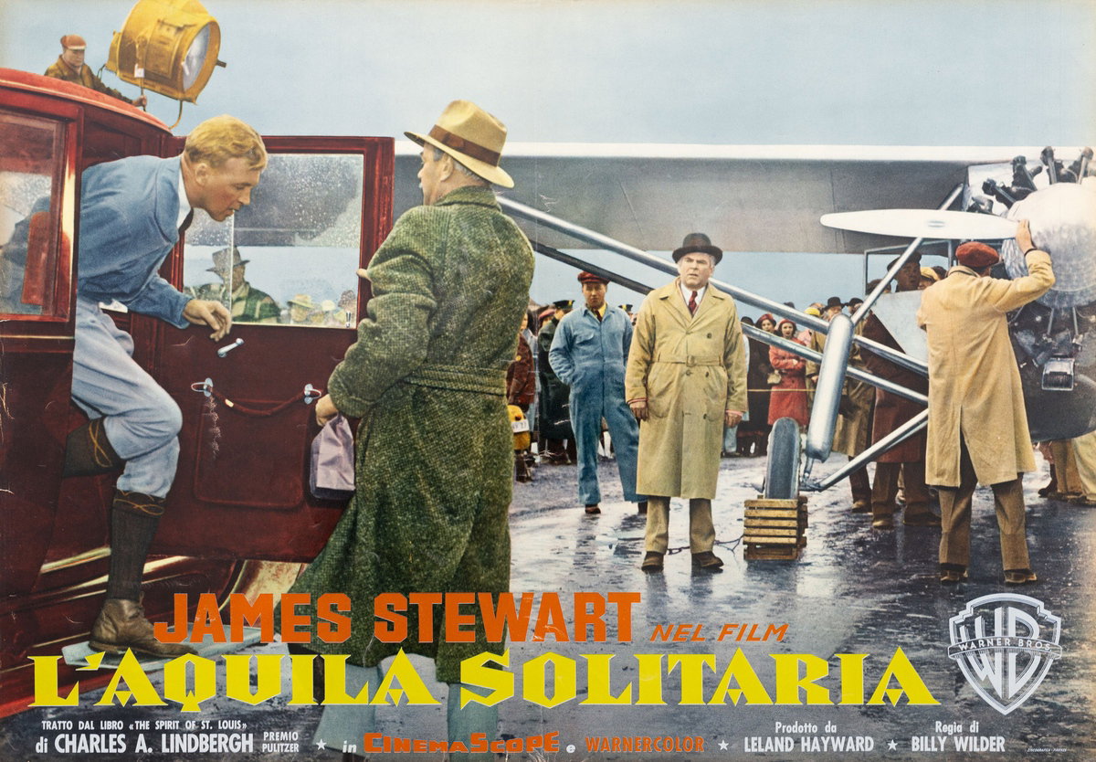 Lobby Card 18 for the film The Spirit of St. Louis (1957)