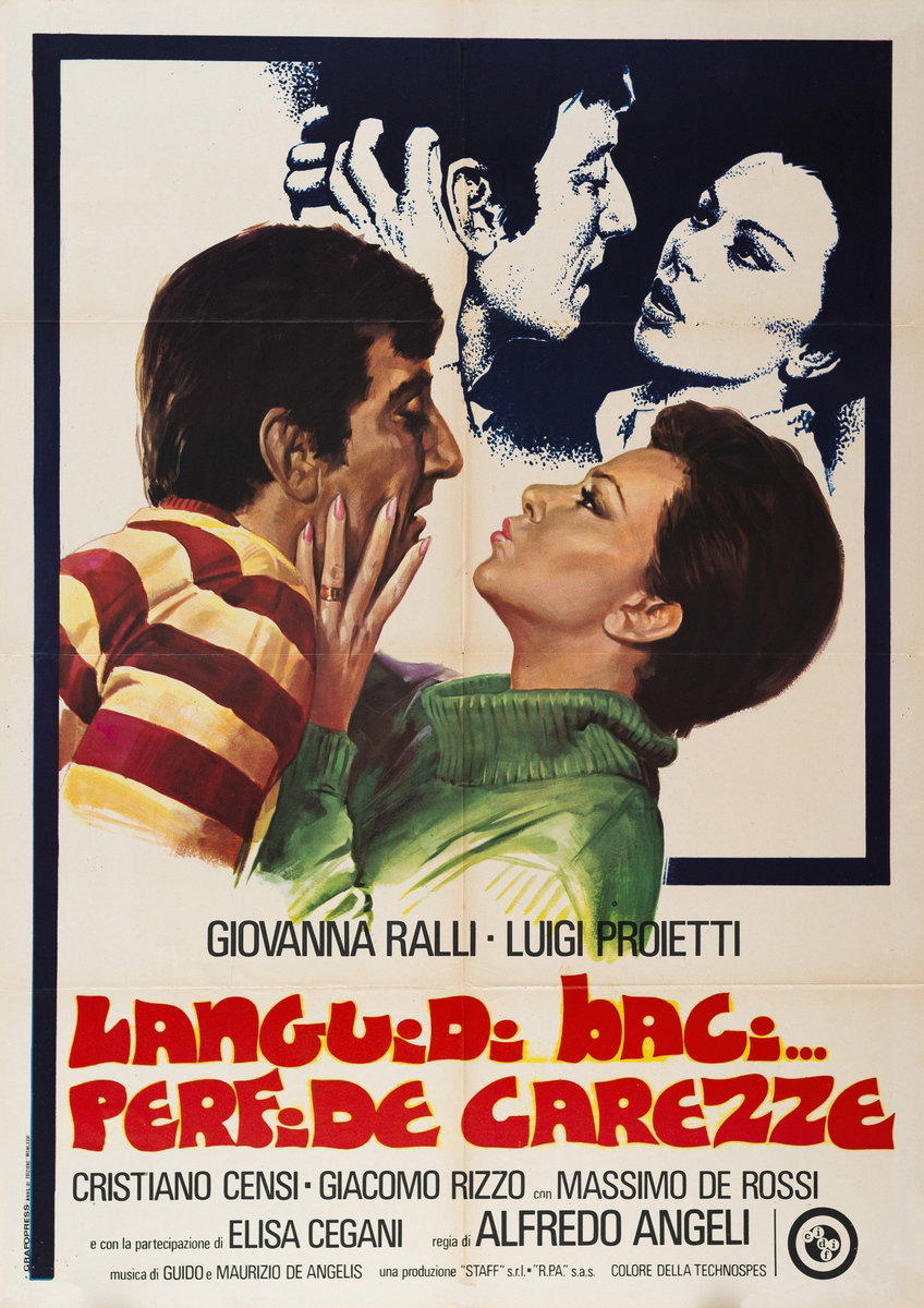 Poster 3 for the film Languid Kisses, Wet Caresses (1976)