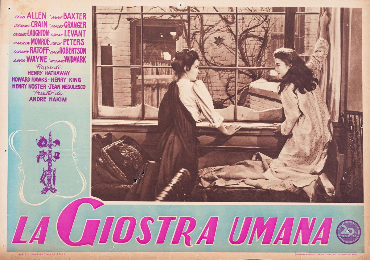 La giostra umana - Fotobusta 1