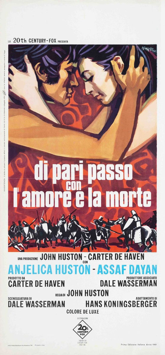 A Walk with Love and Death - Lobby Card 1