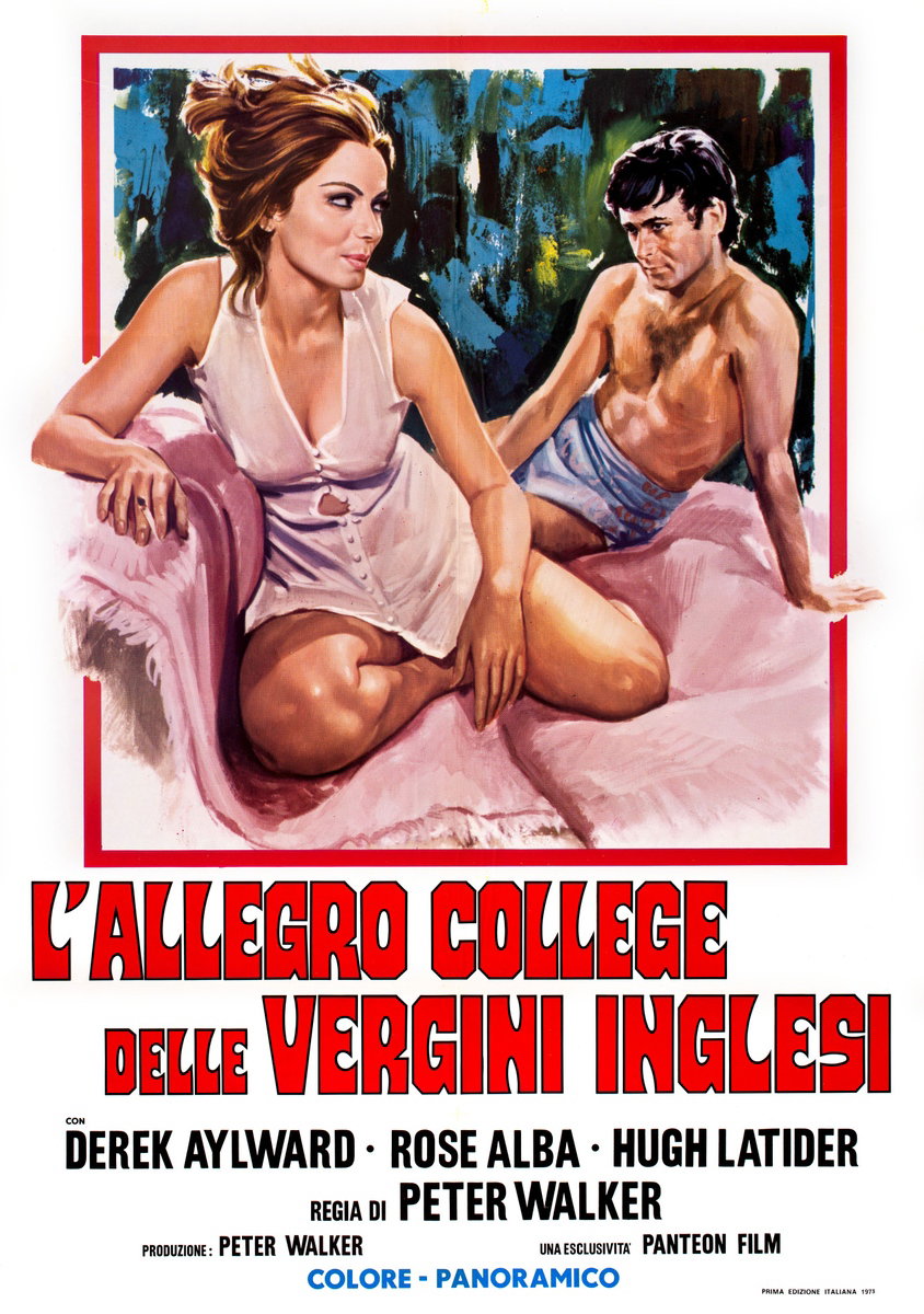 Manifesto 2 per il film L'allegro college delle vergini inglesi (1969)