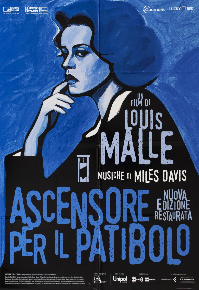 Manifesto 2 per il film Ascensore per il patibolo (1958)
