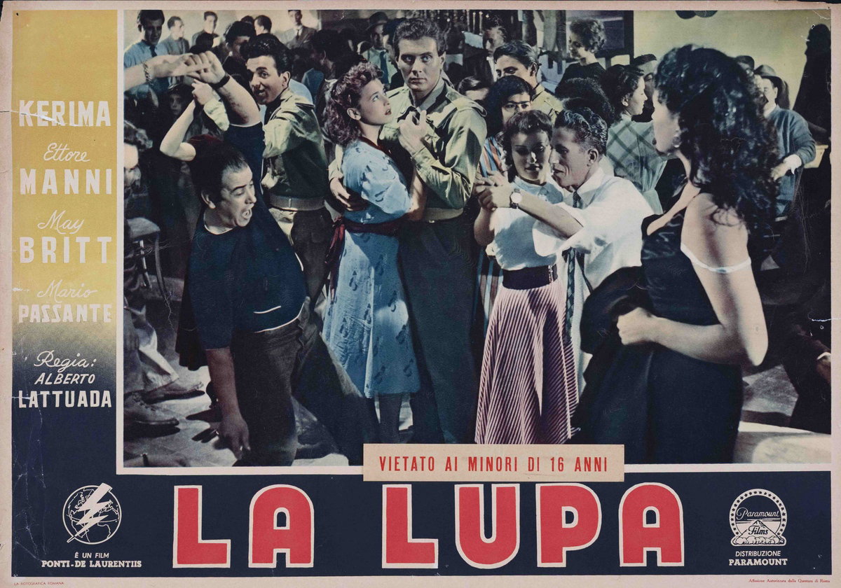 Fotobusta 3 per il film La lupa (1951)