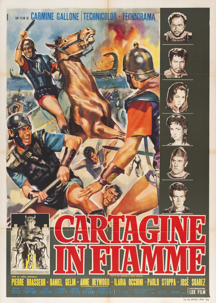 Cartagine in fiamme - Manifesto 1