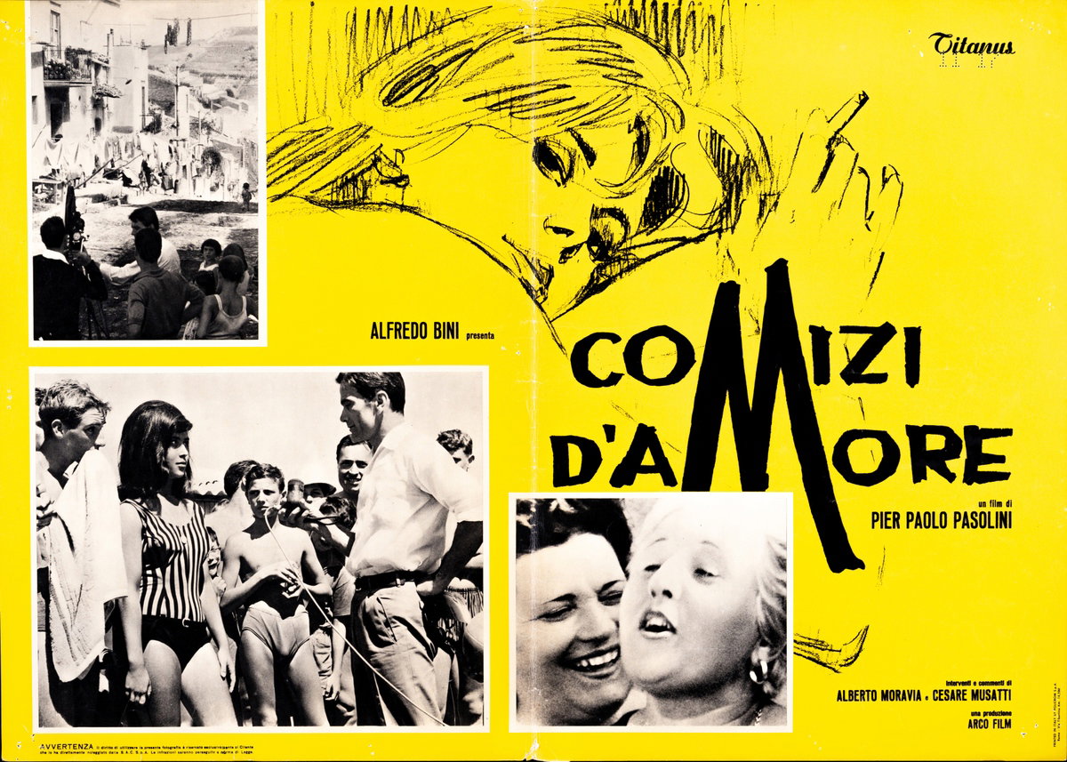 Fotobusta 4 per il film Comizi d'amore (1965)
