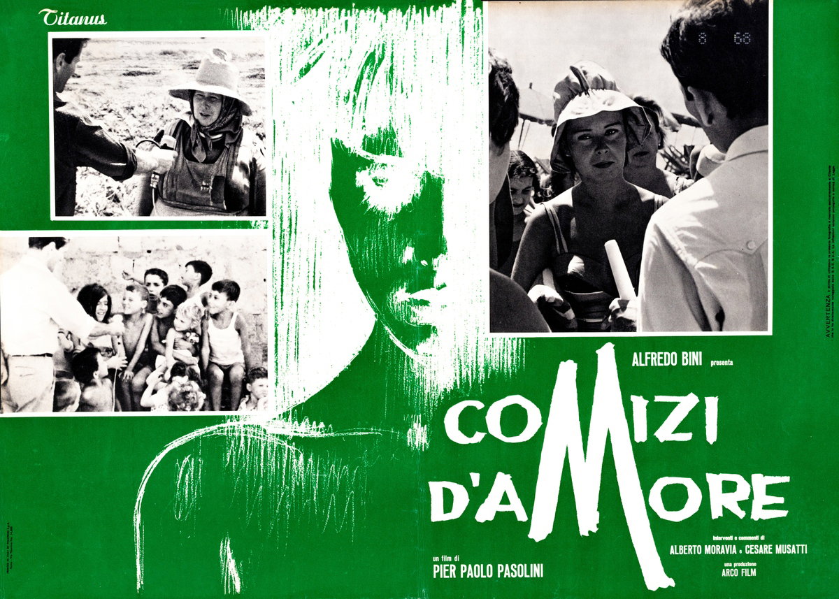 Fotobusta 5 per il film Comizi d'amore (1965)
