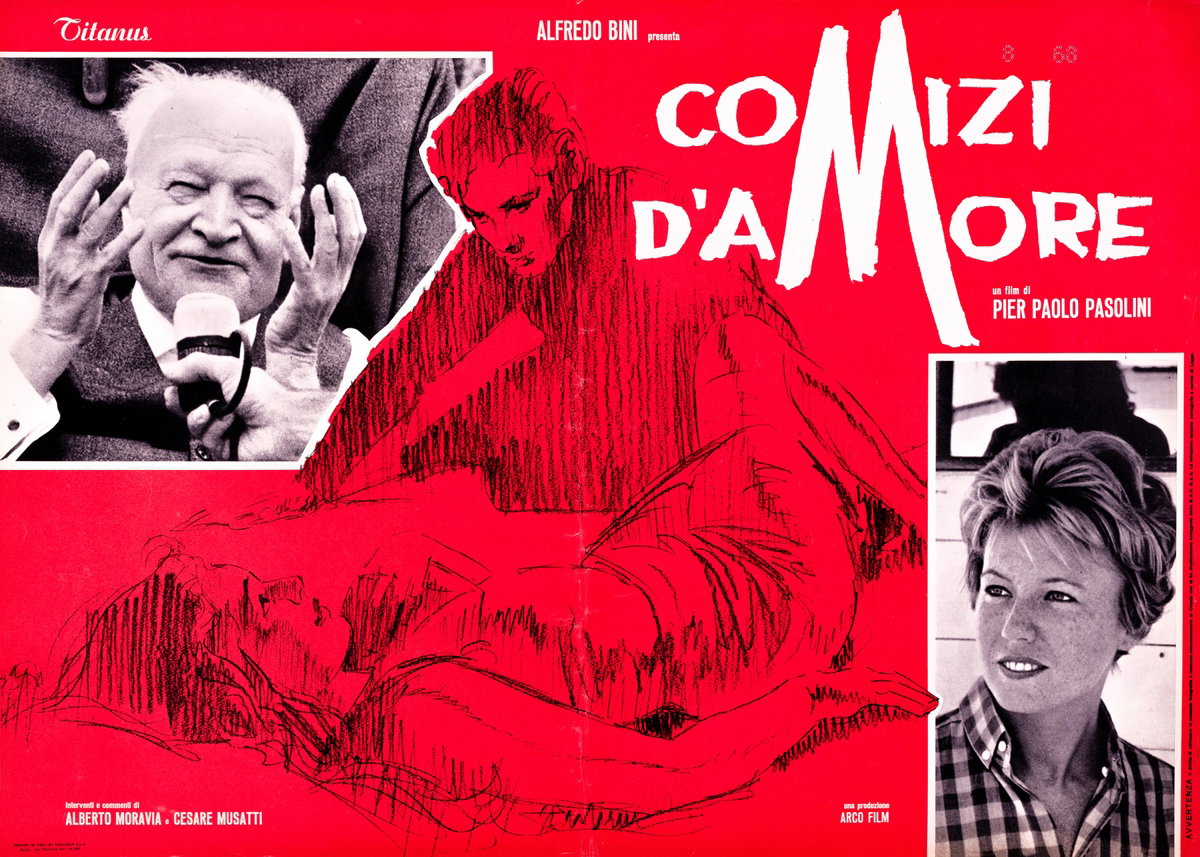 Fotobusta 6 per il film Comizi d'amore (1965)