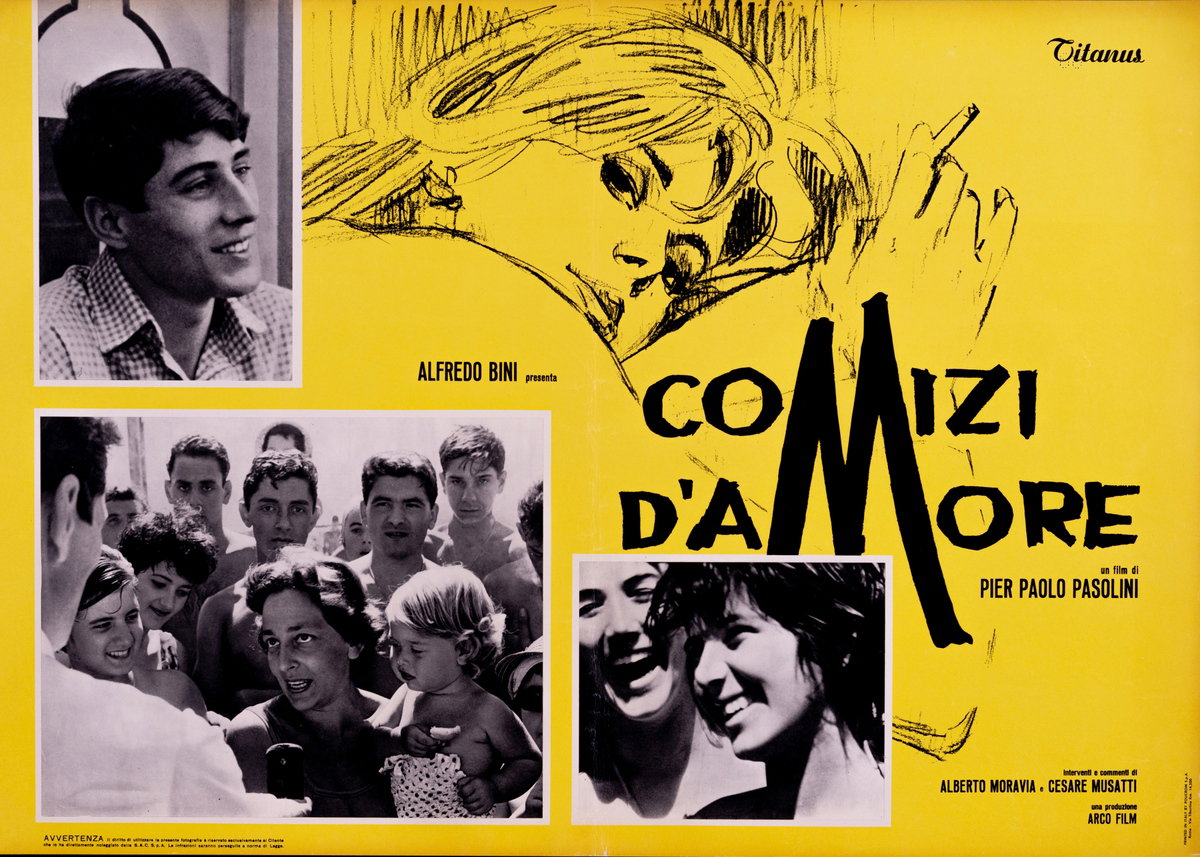 Fotobusta 7 per il film Comizi d'amore (1965)