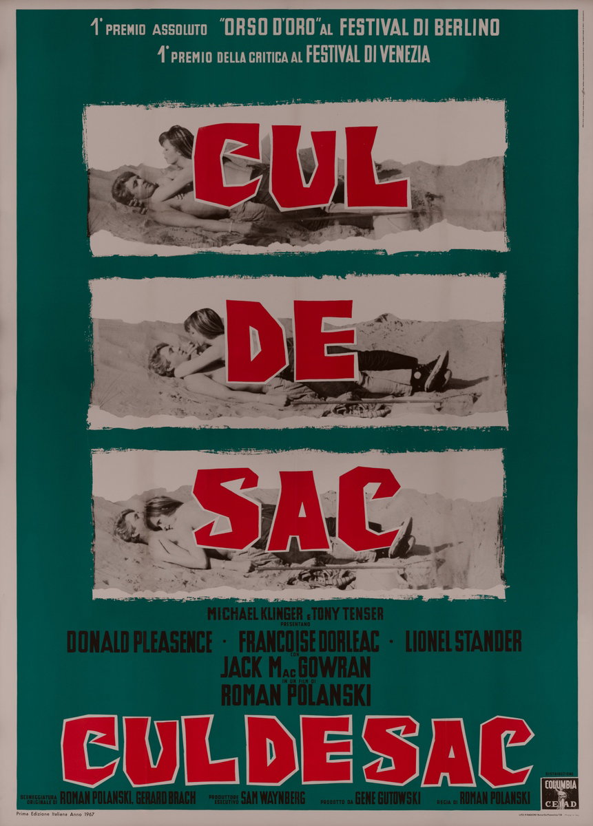 Manifesto 2 per il film Cul de sac (1966)