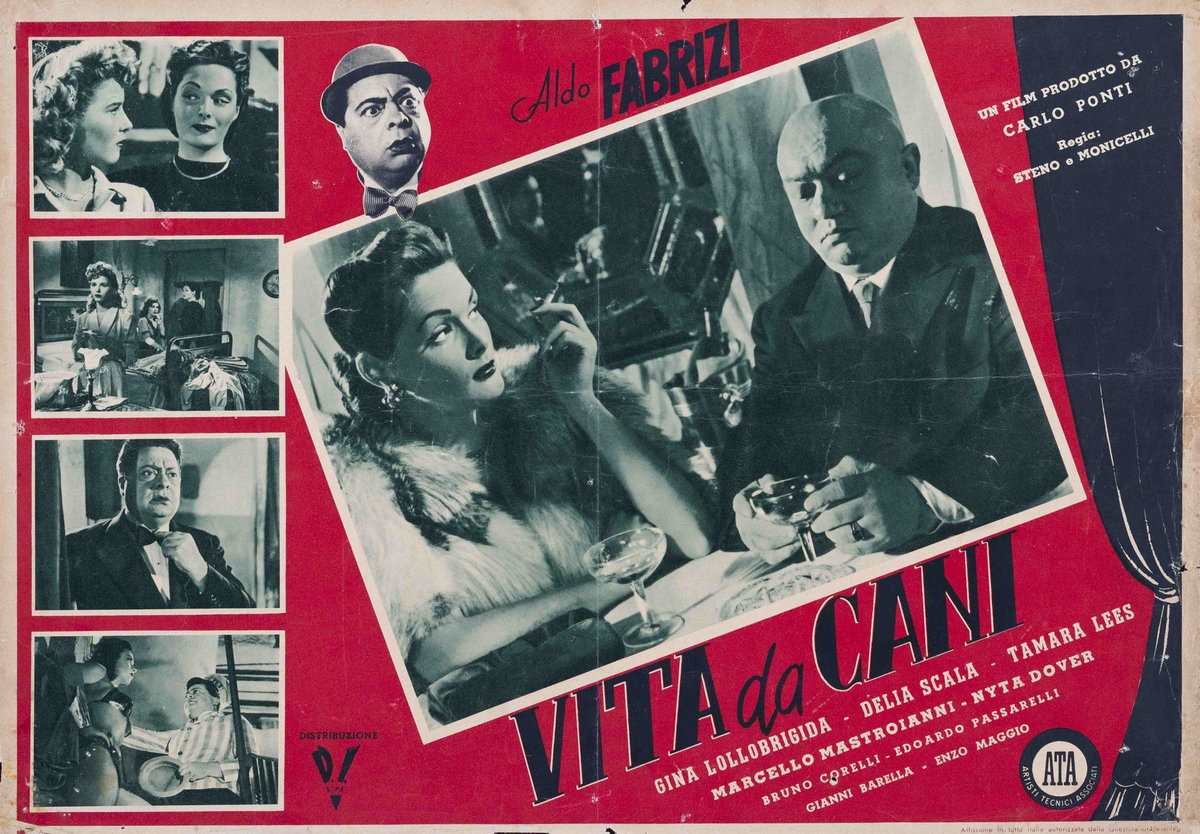 Fotobusta 2 per il film Vita da cani (1950)