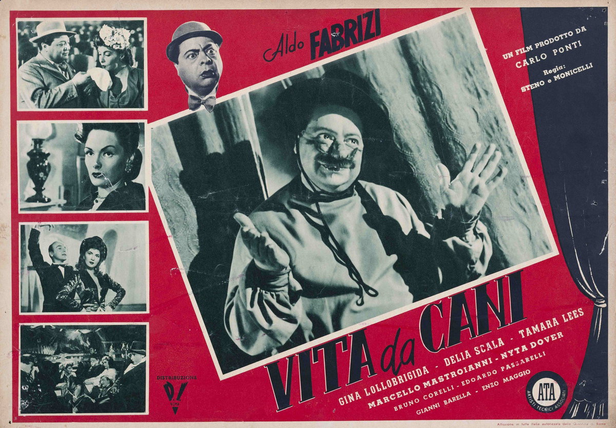 Fotobusta 3 per il film Vita da cani (1950)