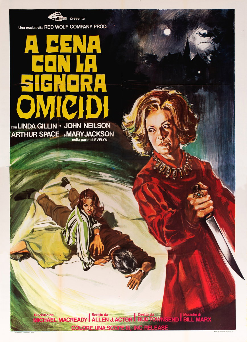 Manifesto 2 per il film A cena con la signora omicidi (1972)