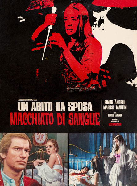 Un abito da sposa macchiato di sangue