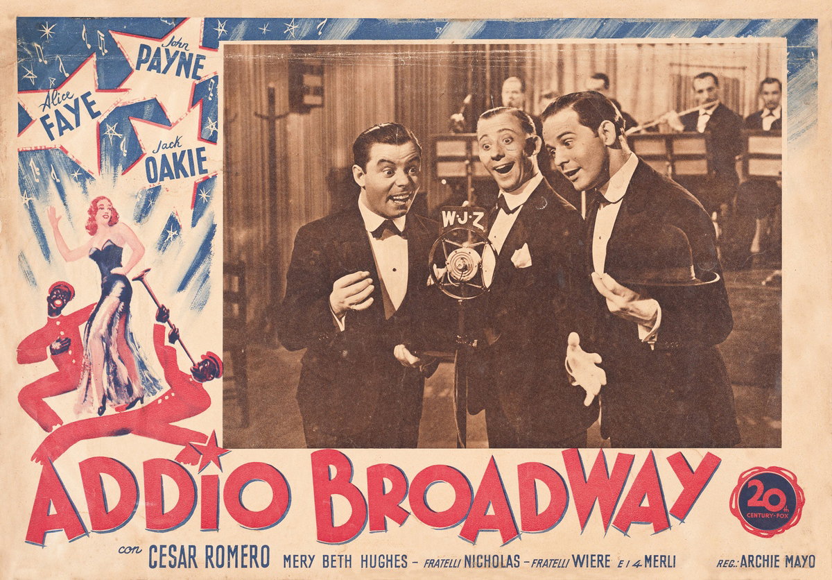 Addio Broadway! - Fotobusta 1