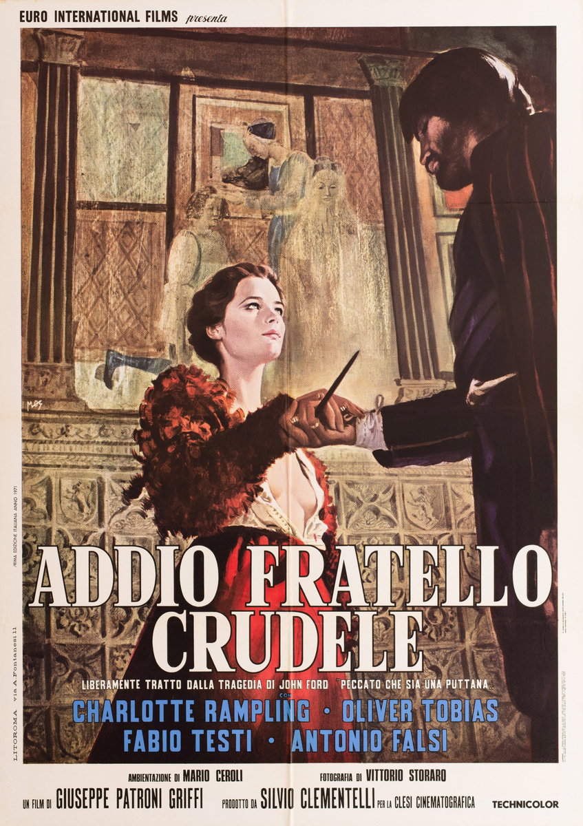 Addio fratello crudele - Manifesto 2