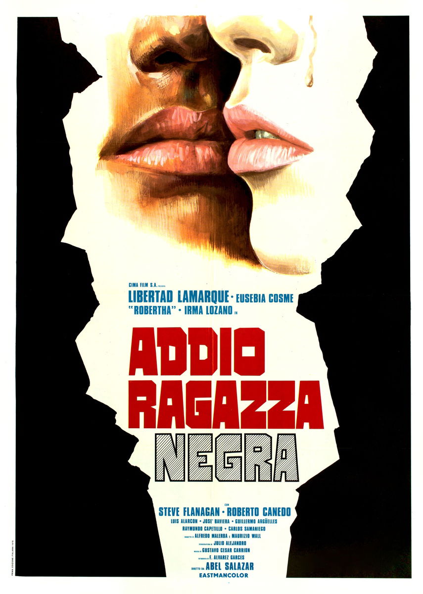 Addio ragazza negra - Manifesto 1