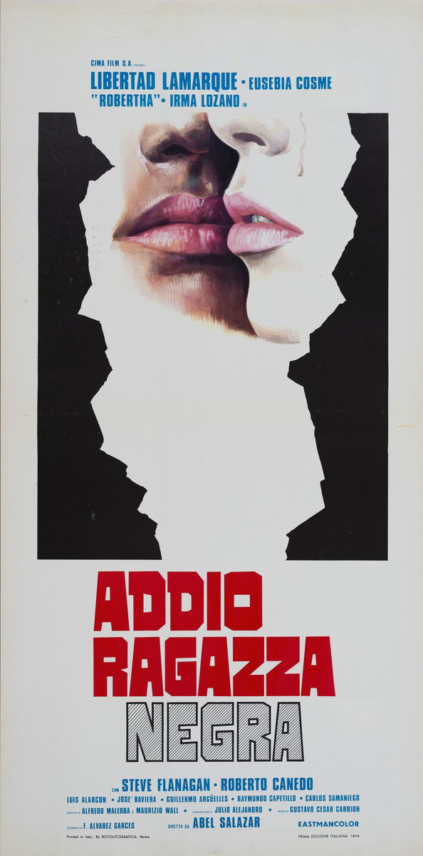 Addio ragazza negra - Locandina 1