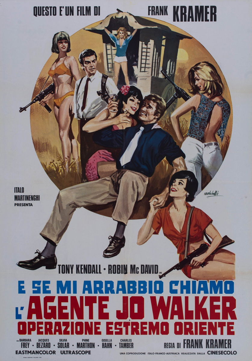 Agente Jo Walker operazione estremo oriente - Manifesto 1