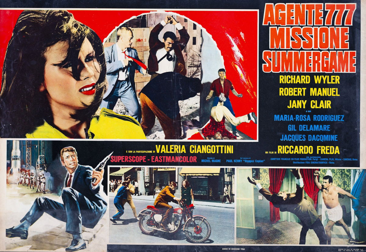 Agente 777 missione Summergame - Fotobusta 1