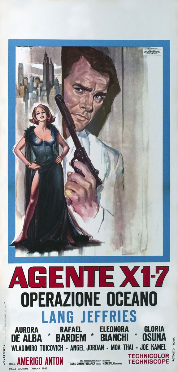 Agente X1-7 - Operazione oceano - Locandina 1