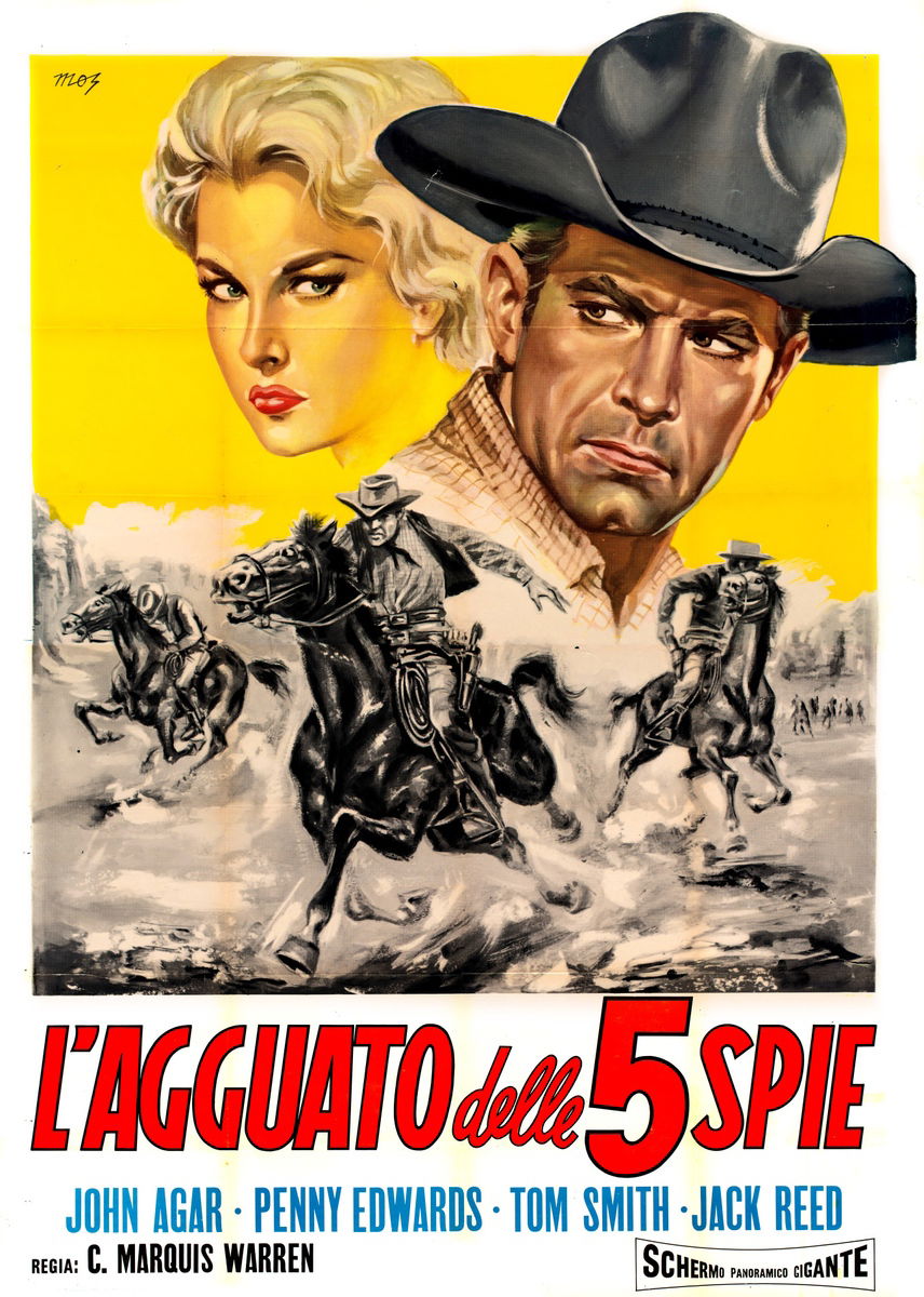 L'agguato delle 5 spie - Manifesto 1