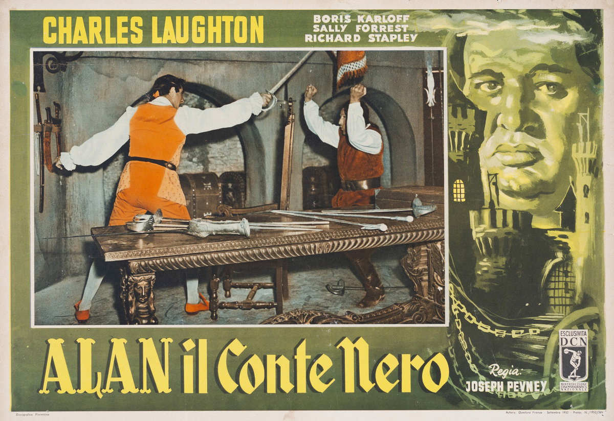 Lobby Card 2 for the film The Strange Door (1951)