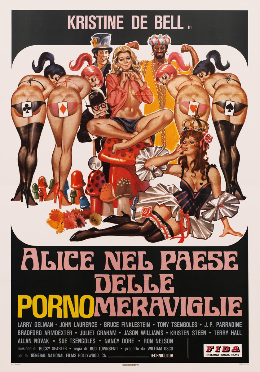Manifesto 2 per il film Alice nel paese delle pornomeraviglie (1976)