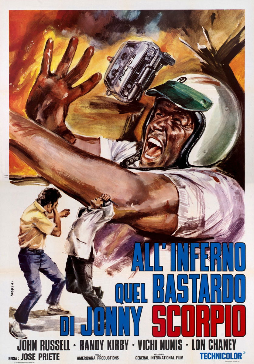All'inferno quel bastardo di Jonny Scorpio - Manifesto 1