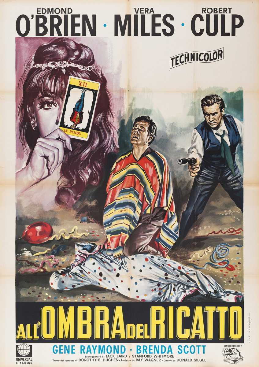 Manifesto 2 per il film All'ombra del ricatto (1964)